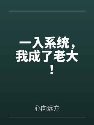 一入系统，我成了老大！